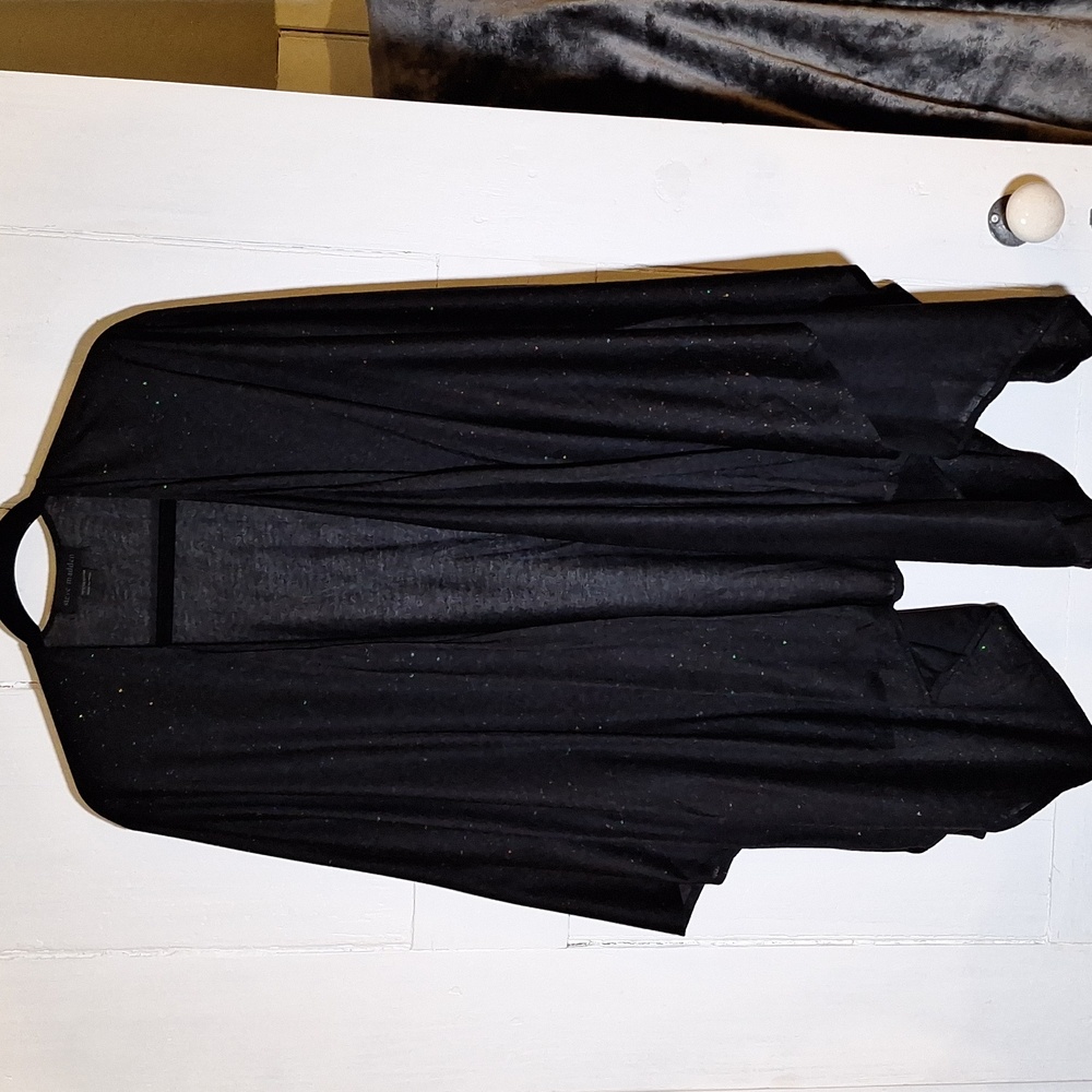 Steve Madden black sparkly cape